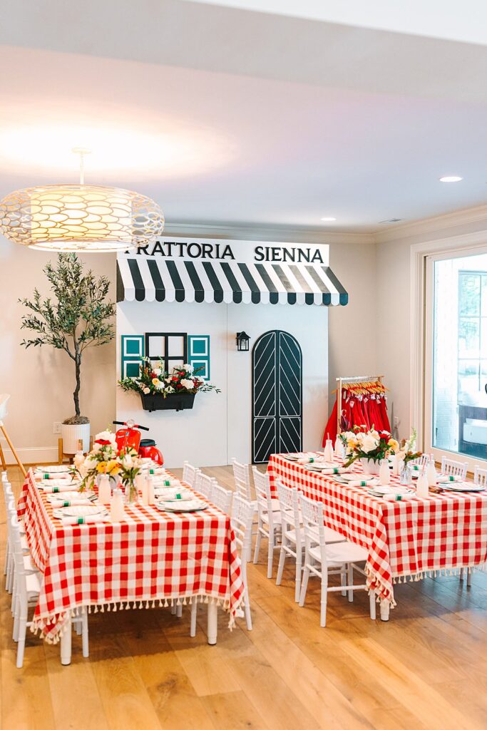 An Italian-Inspired Children's Birthday Party; children's party and event planner based in Raleigh, North Carolina; Little Raleigh Party