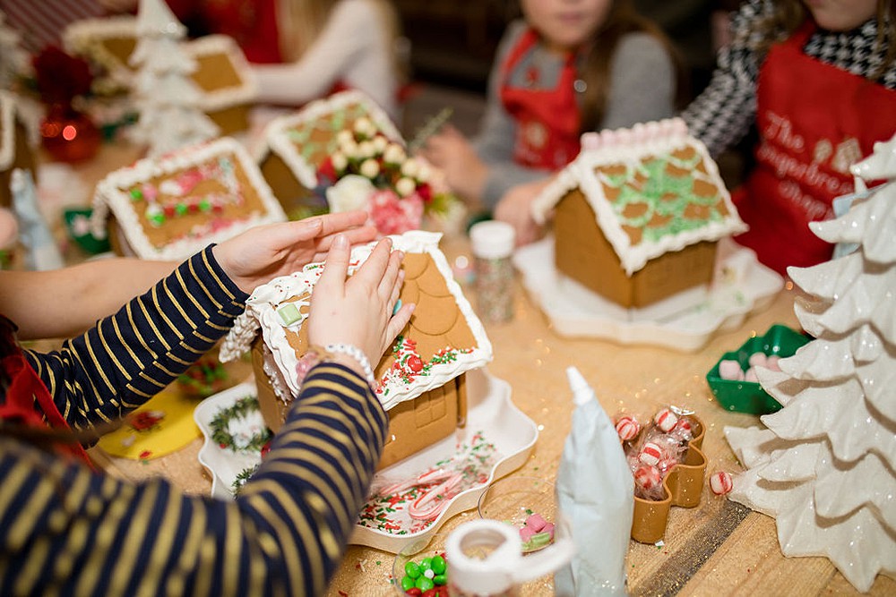 Gingerbread House Decorating Party; children's party and event planner based in Raleigh, North Carolina; Little Raleigh Party